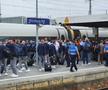 Naționala României a plecat spre Koln, din nou cu trenul » Fanii au făcut spectacol și în gară: „Ciocolata belgiană e cea mai bună. O să îi mâncăm”