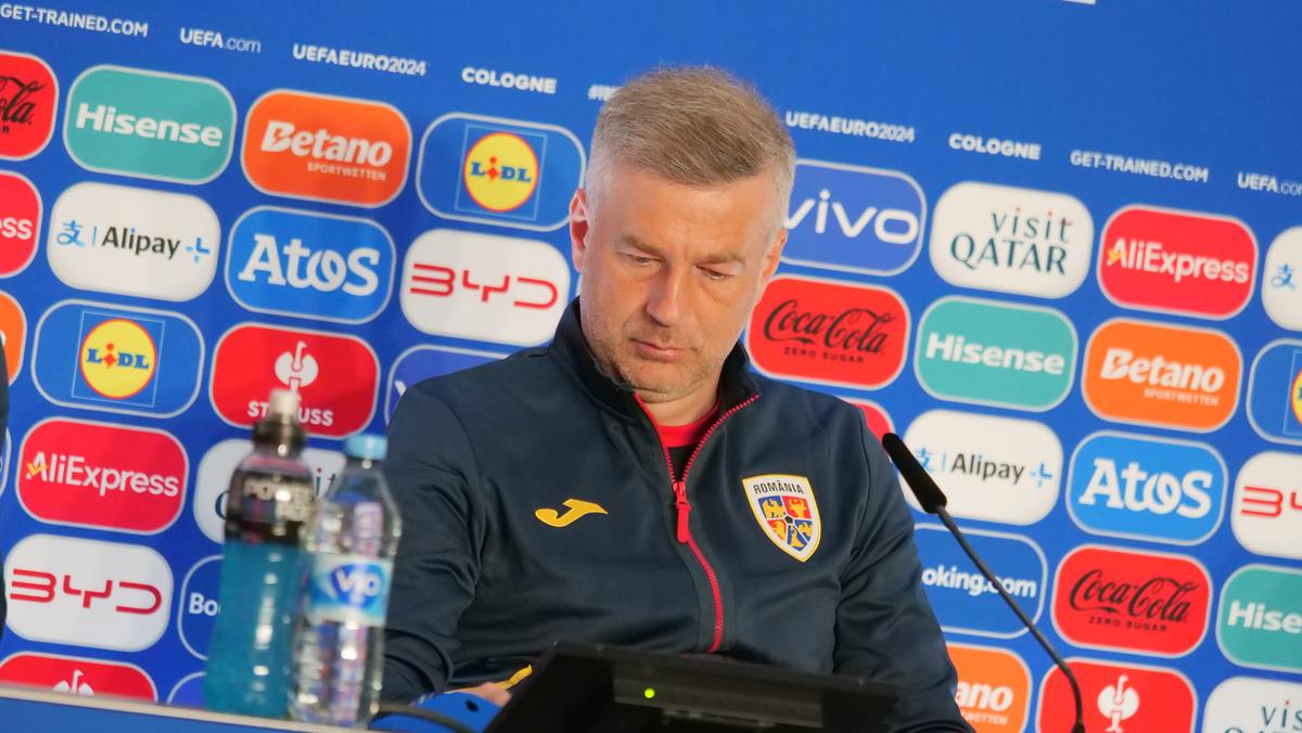 Radu Drăgușin și Edward Iordănescu - conferință de presă