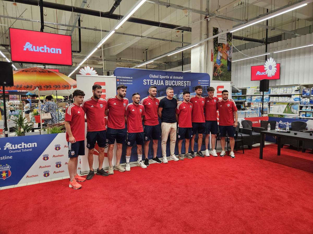 CSA Steaua și-a prezentat achizițiile