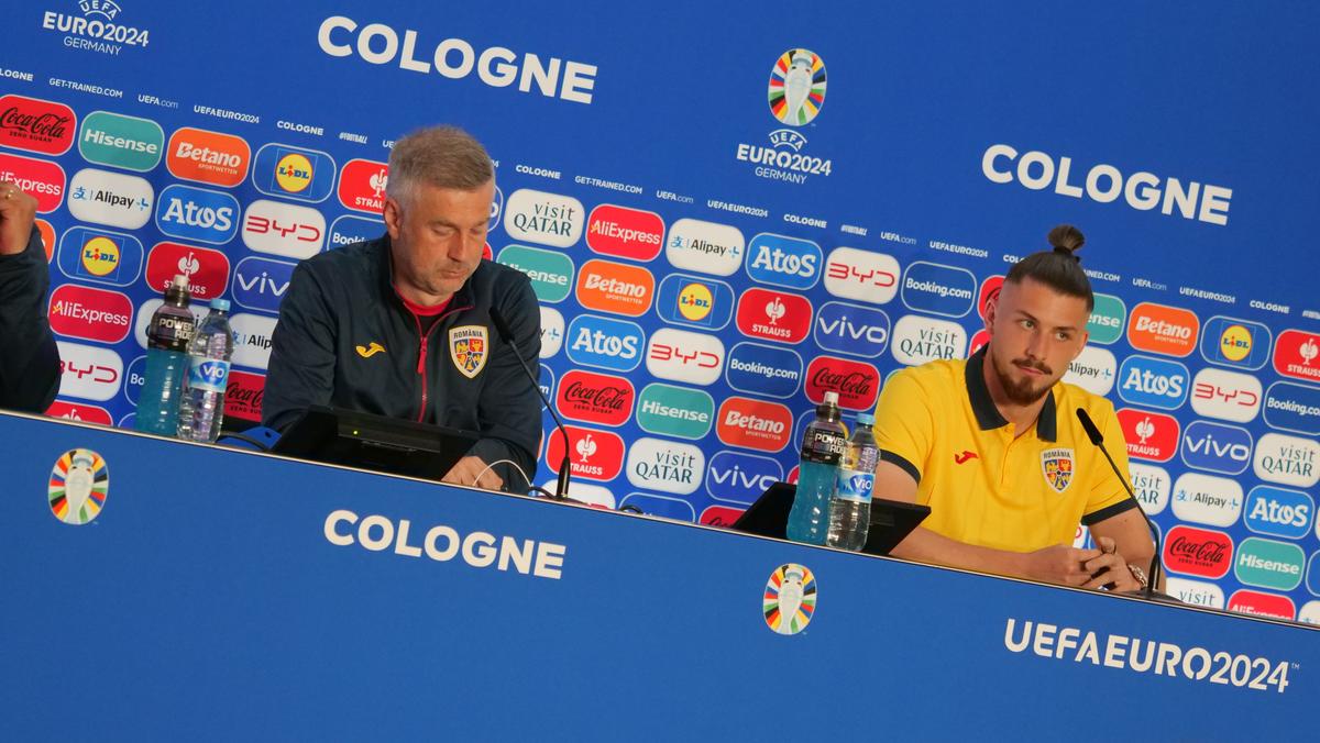 Radu Drăgușin și Edward Iordănescu - conferință de presă