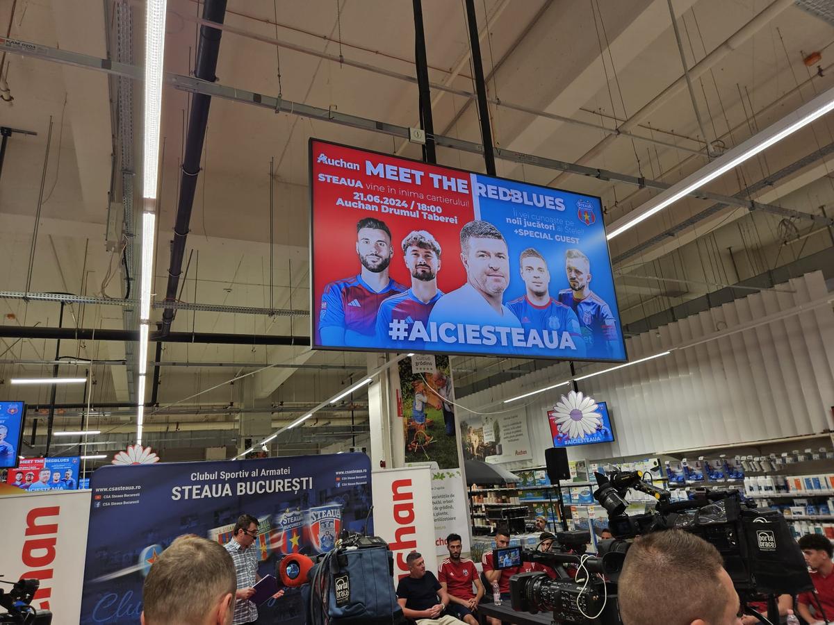 CSA Steaua și-a prezentat achizițiile