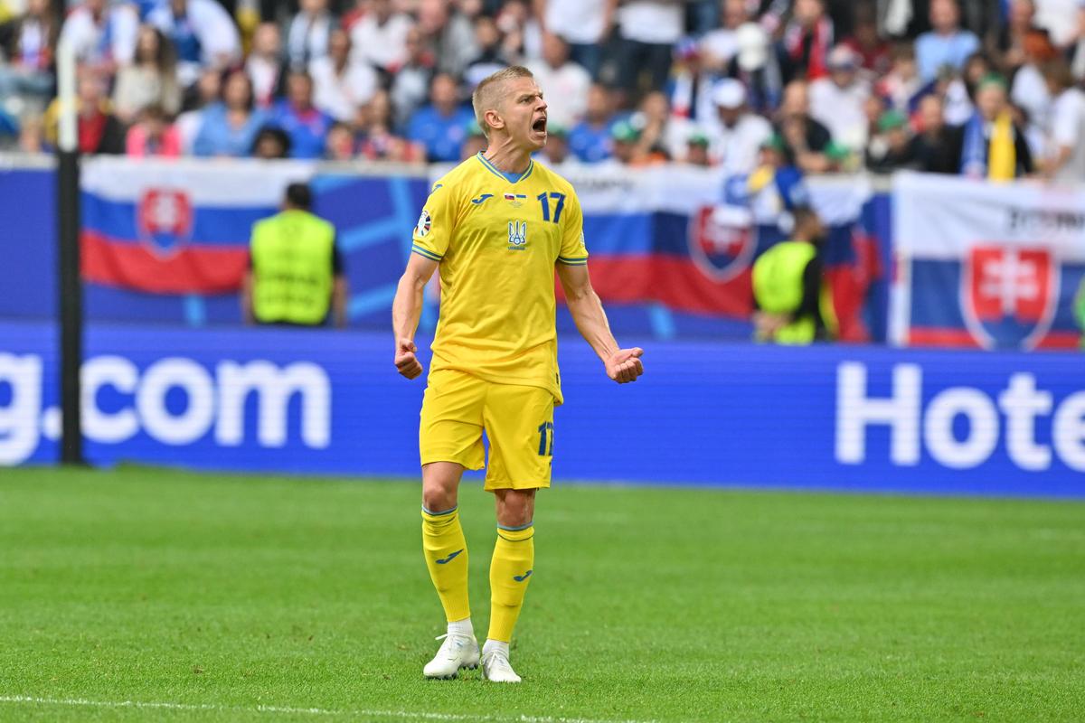 Slovacia - Ucraina, în Grupa E de la EURO 2024 » Cele mai tari imagini ale partidei de la Dusseldorf