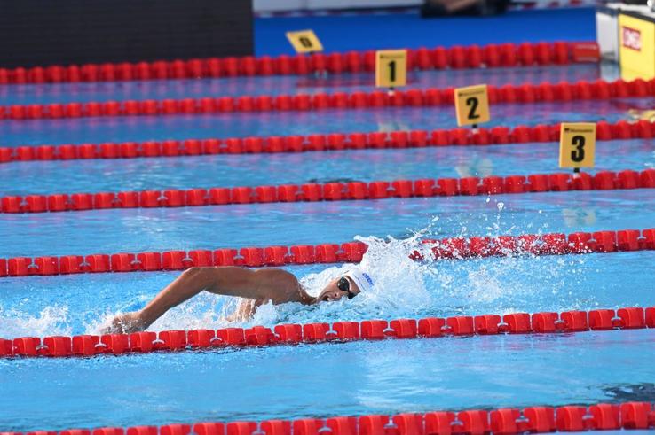 David Popovici, campion european la 200 m liber la Belgrad 2024 Foto: Roxana Fleșeru