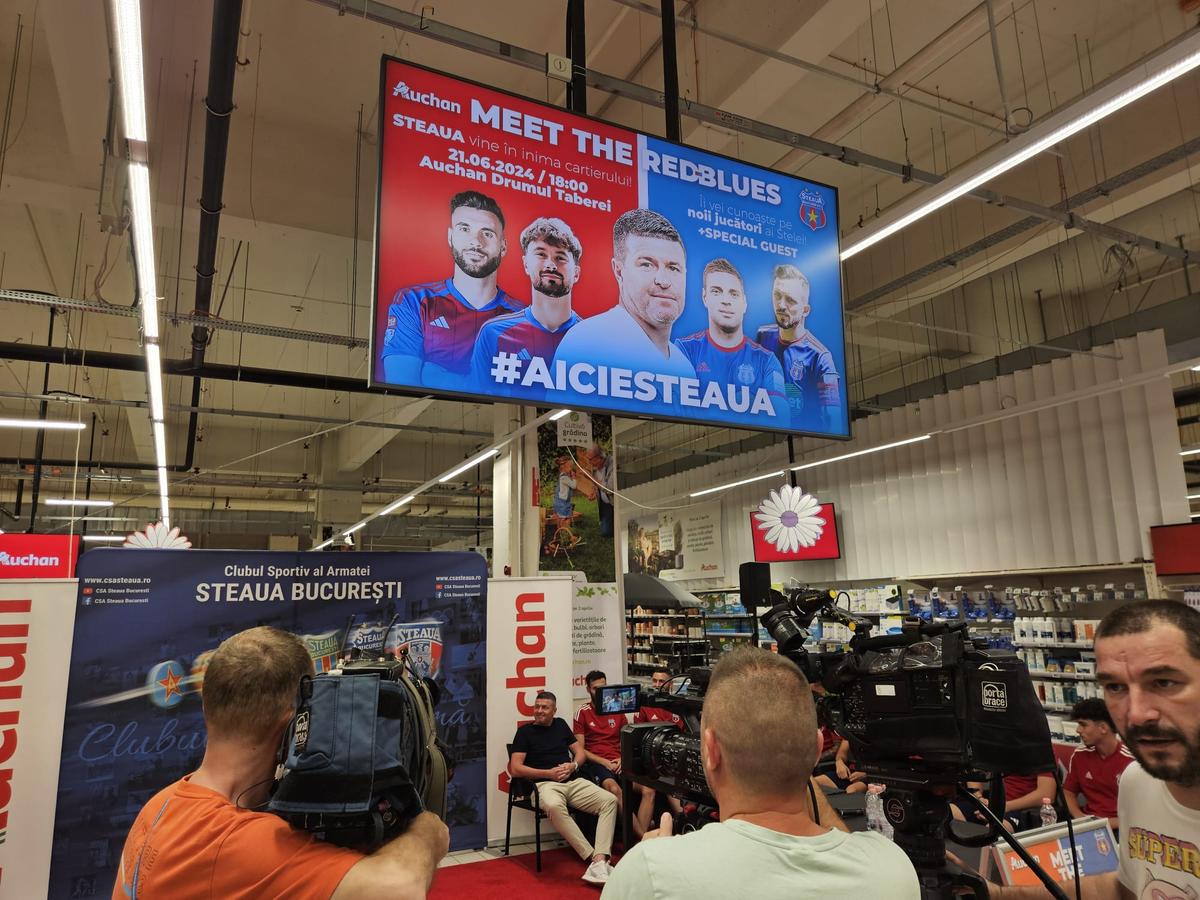 CSA Steaua și-a prezentat achizițiile