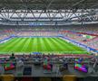 Imagine de pe stadionul din Dusseldorf, înainte de Slovacia - Ucraina / Sursă foto: Imago Images