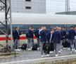 Naționala României a plecat spre Koln, din nou cu trenul
