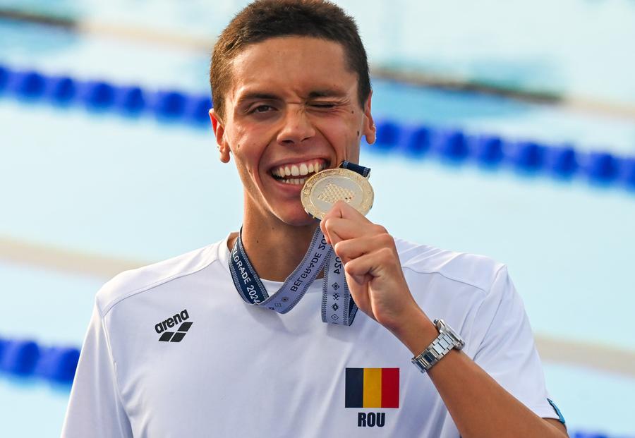 David Popovici începe competiția ANULUI » De la debutul la 16 ani la tentativa de a câștiga pentru a treia oară probele de 100 și 200 m liber