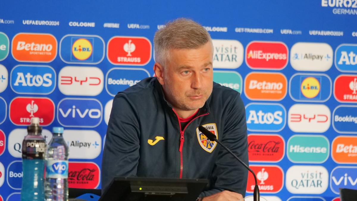 Radu Drăgușin și Edward Iordănescu - conferință de presă