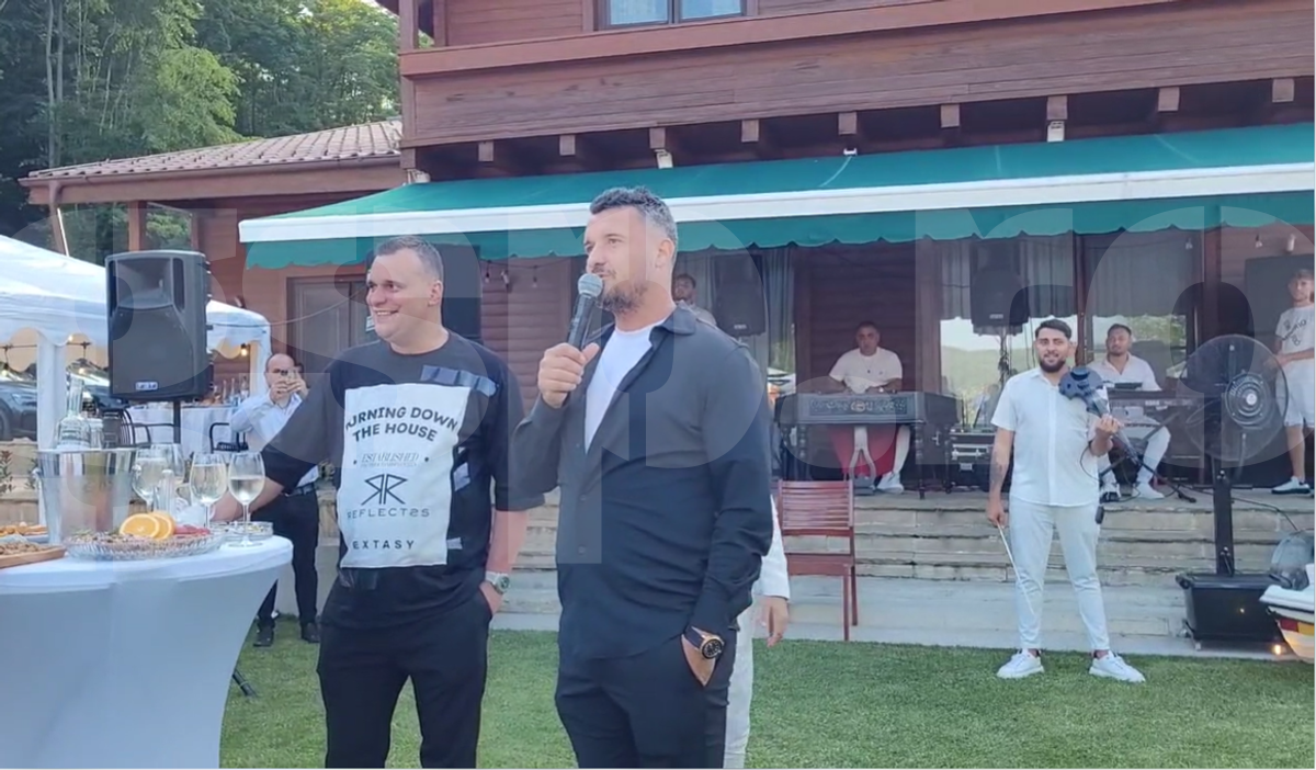 Constantin Budescu a luat microfonul și a pornit recitalul la petrecerea Petrolului:
