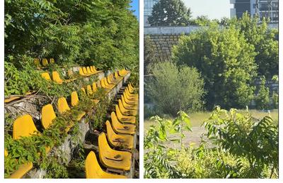 Echipa locală a promovat în Liga 2, dar stadionul arată ca în Jurassic Park
