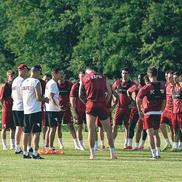 Cadru din cantonamentul Rapidului în Slovenia // foto: Facebook @ FC Rapid 1923