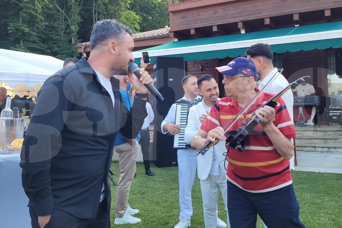 Constantin Budescu a luat microfonul și a pornit recitalul la petrecerea Petrolului: