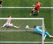 Beiranvand se întinde și respinge miraculos încă un atac al belgienilor.