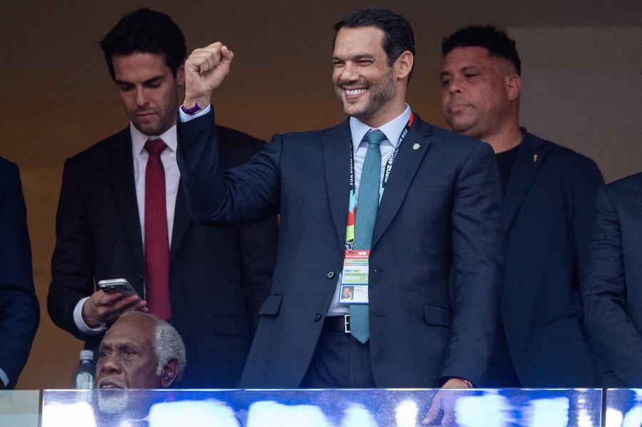 Samir Xaud, președintele Federației Braziliene de Fotbal / Foto: Imago Scandal la brazilieni! » Cu amanta și apoi cu soția la Cupa Mondială, pe banii naționalei