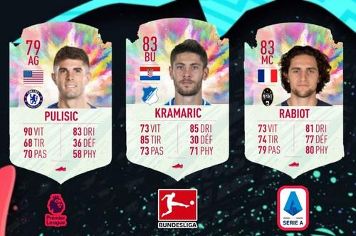 Christian Pulisic, Adrien Rabiot și Andrej Kramaric se bat pe votul gamerilor // foto: captură YouTube @ TEAM GROUPY