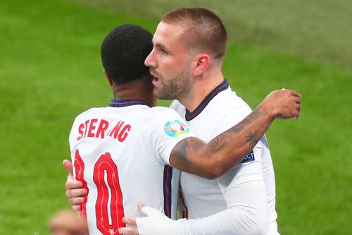 Accidentat contra Germaniei, în „optimi”, fundașul stânga Luke Shaw a continuat să joace în acea partidă
