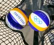 Două mingi de volei pe plajă de la Tokyo, foto: Imago