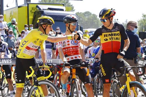 Tadej Pogacar și Wout van Aert, foto: Imago