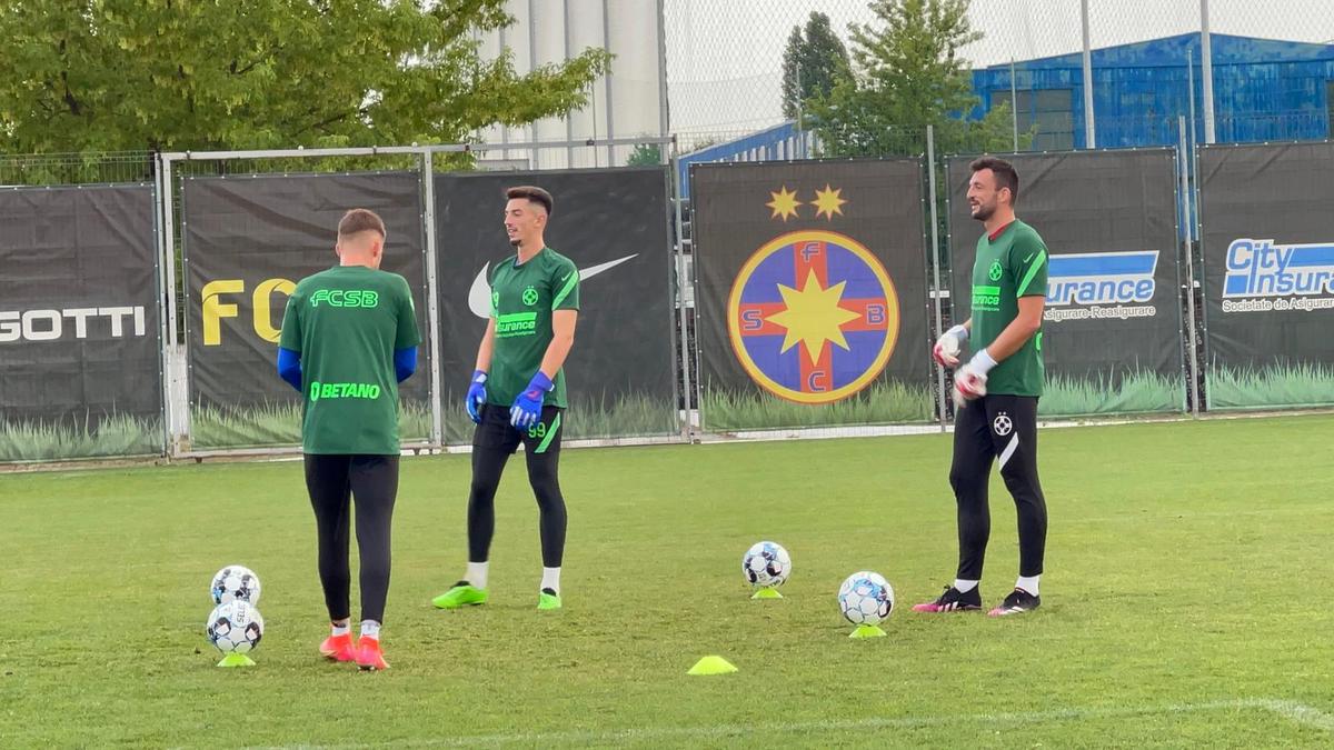 Antrenament oficial FCSB înaintea meciului cu Shakhter karagandy