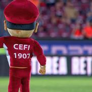 Noua mascotă a „feroviarilor” / Sursă foto: Facebook@ CFR Cluj
