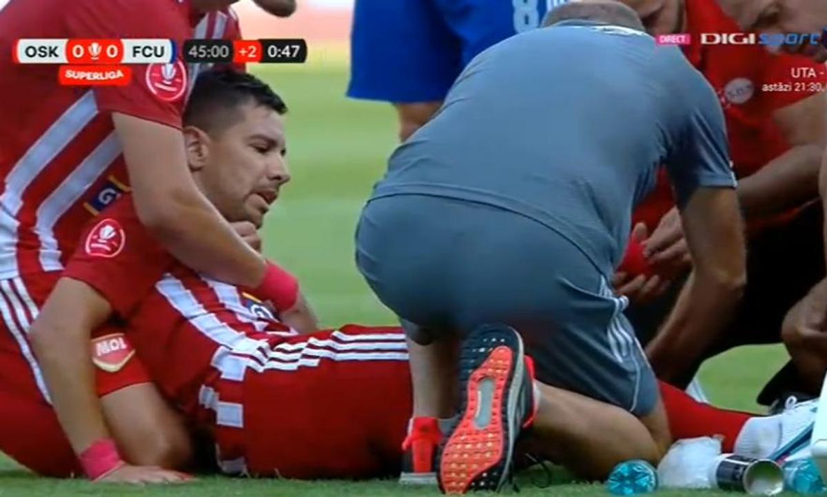 FOTO Matheus Mascarenhas, fault dur la Jonathan Rodriguez în Sepsi - FCU Craiova