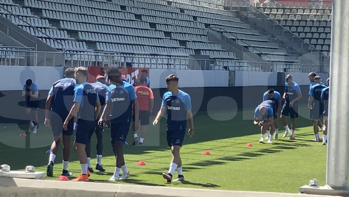 Aflat în negocieri crâncene cu Gigi Becali, e numărul 1 la antrenamente!