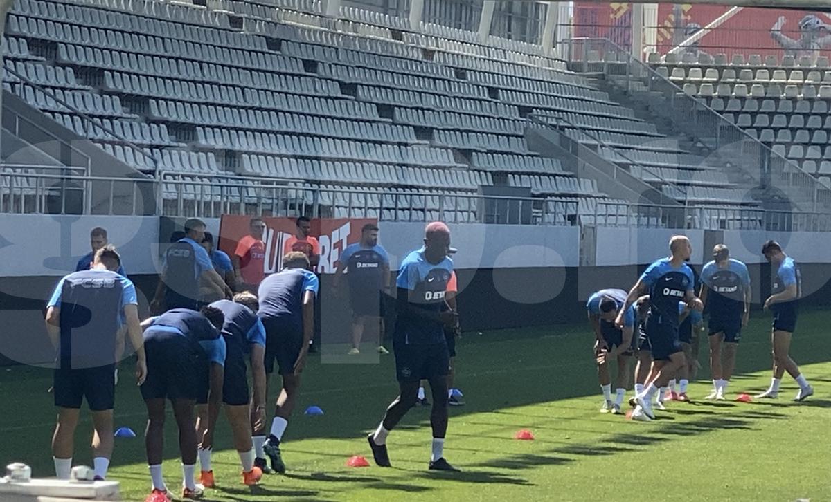 Aflat în negocieri crâncene cu Gigi Becali, e numărul 1 la antrenamente!