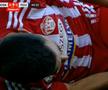 Scene uluitoare la Sepsi - FCU, primul meci al zilei din Superligă! Aproape să leșine de durere, fotbalistul n-a putut fi urcat în ambulanță dintr-un motiv incredibil
