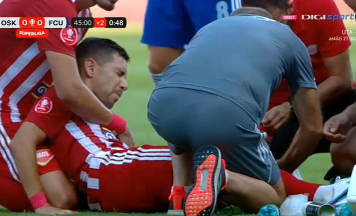 FOTO Matheus Mascarenhas, fault dur la Jonathan Rodriguez în Sepsi - FCU Craiova