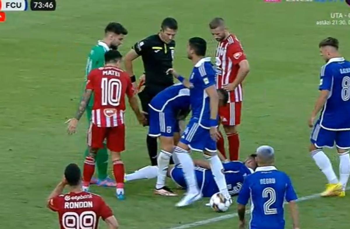 FOTO Cosmin Matei ia roșu cu FCU Craiova și ratează meciul cu Dinamo