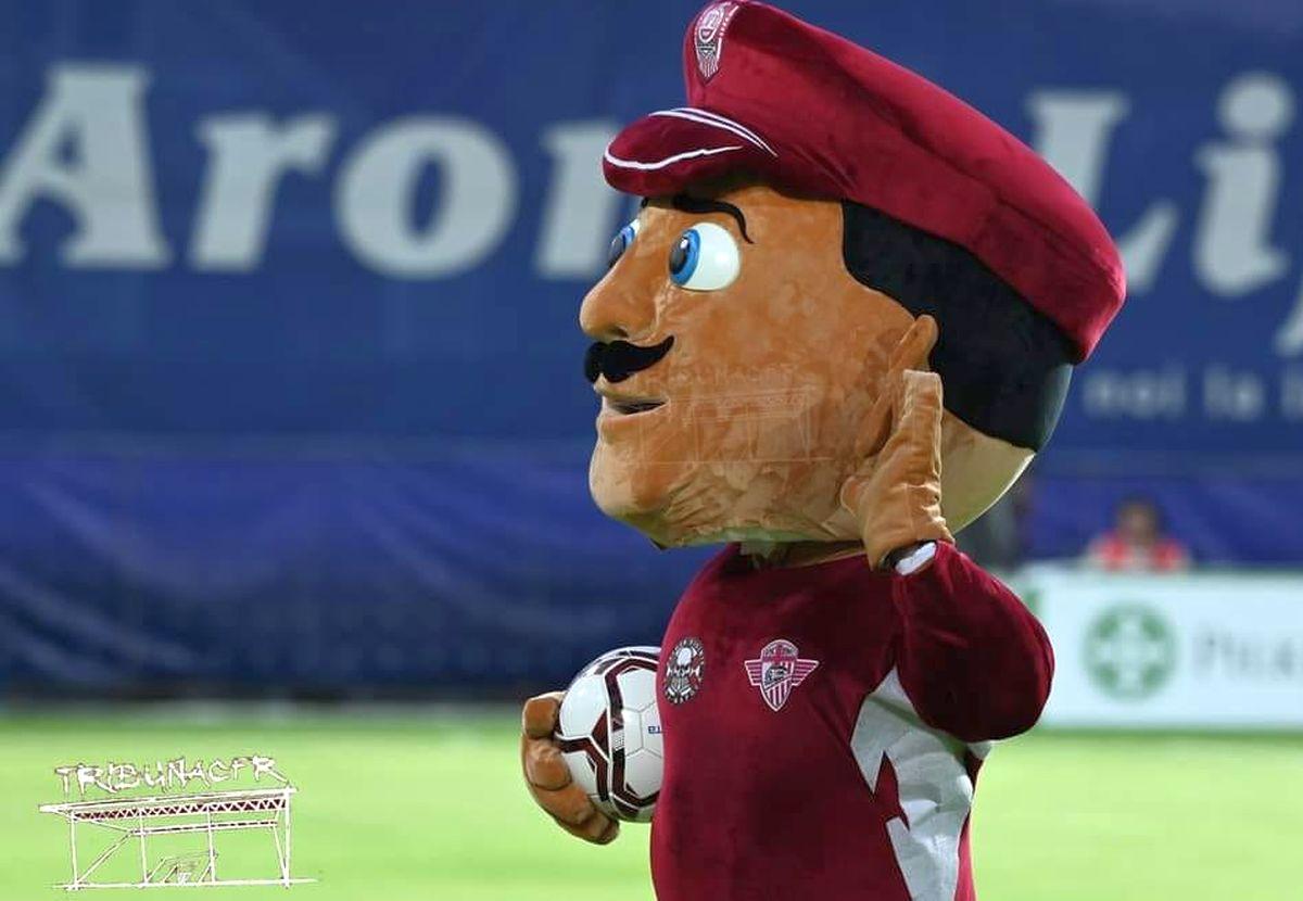 Noua mascotă a lui CFR Cluj provoacă discuții aprinse: „Reface armonia dintre români și maghiari. Nem tudom, Cefi”