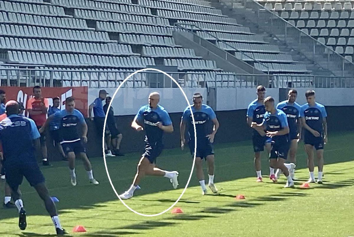 Aflat în negocieri crâncene cu Gigi Becali, e numărul 1 la antrenamente!