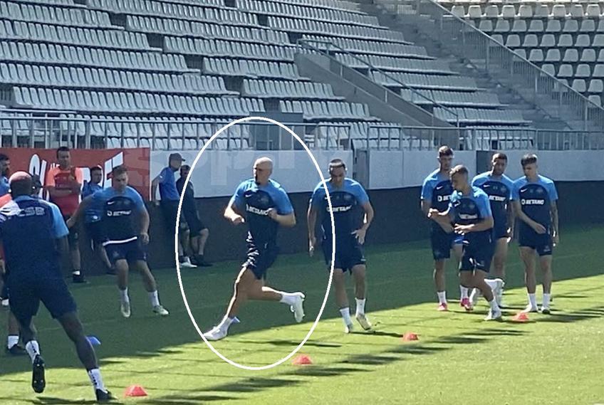 Vlad Chiricheș, la antrenamentul de astăzi