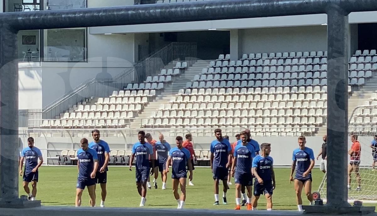 Antrenament FCSB Arcul de Triumf