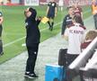 Neil Lennon în timpul meciului Rapid - CFR Cluj. FOTO: Ionuț Iordache (GSP)