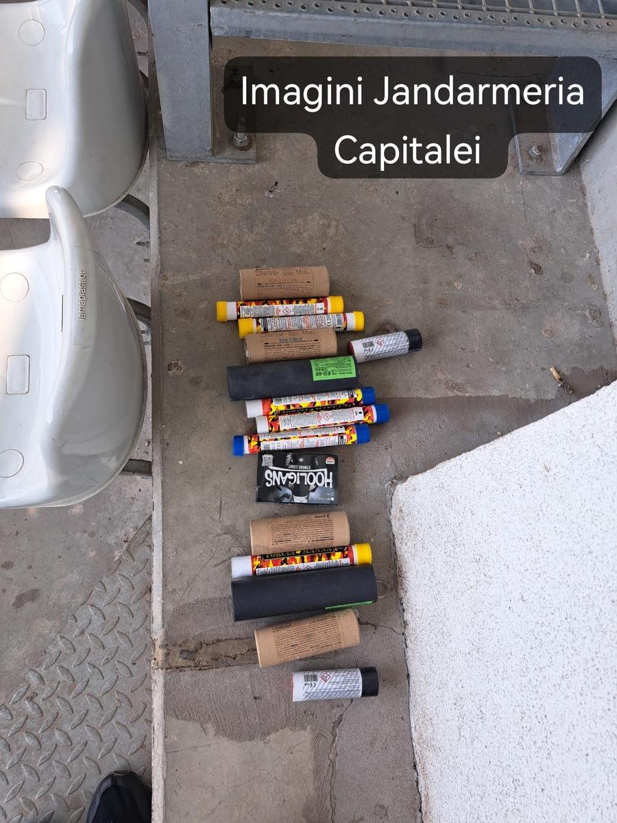 Materialele pirotehnice descoperite de jandarmi înainte de Dinamo - Petrolul Amenzi usturătoare după Dinamo - Petrolul! „Câinii” au fost amendați cu mii de euro