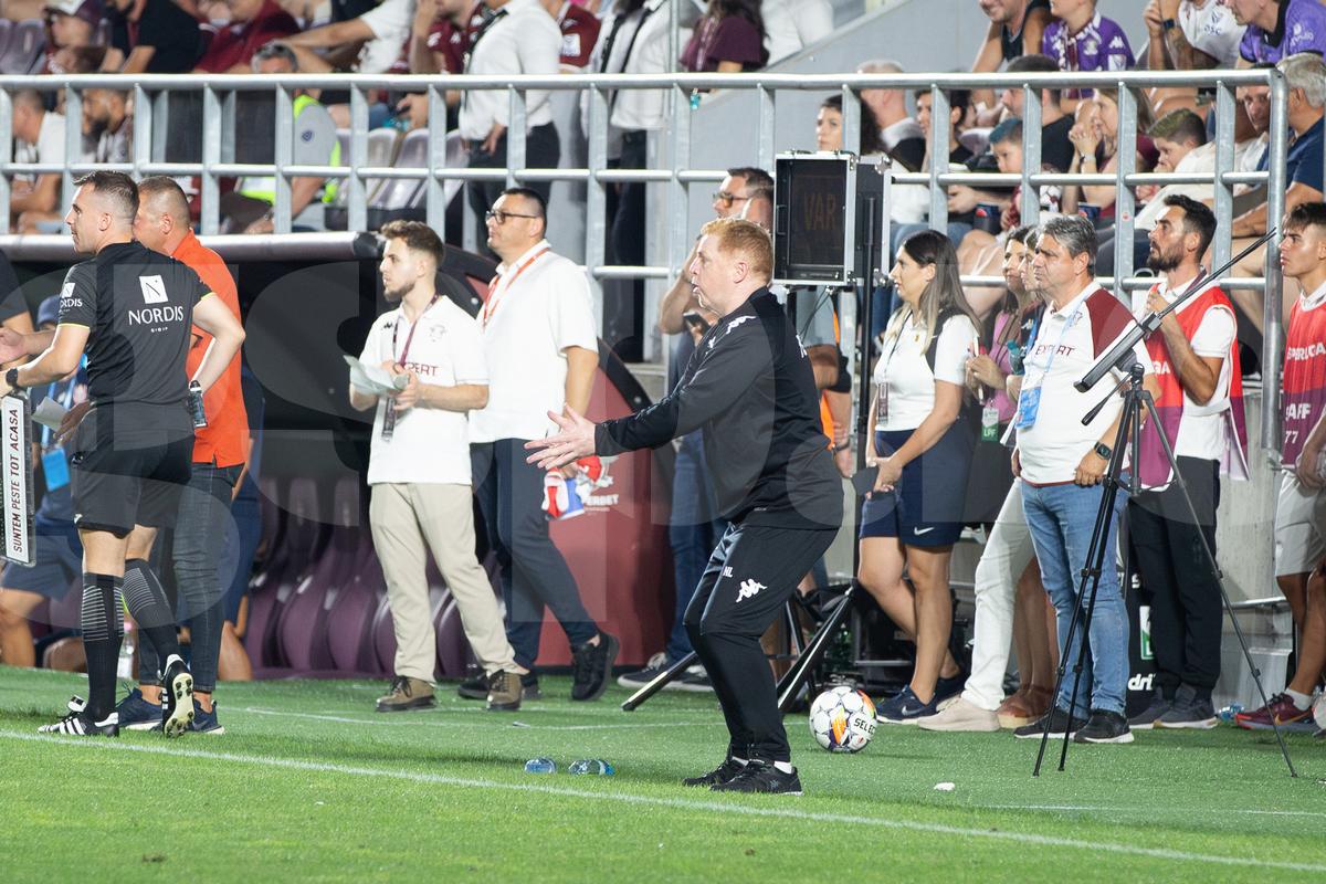 Neil Lennon - Rapid - CFR Cluj