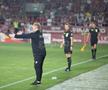Neil Lennon în timpul meciului Rapid - CFR Cluj. FOTO: Ionuț Iordache (GSP)