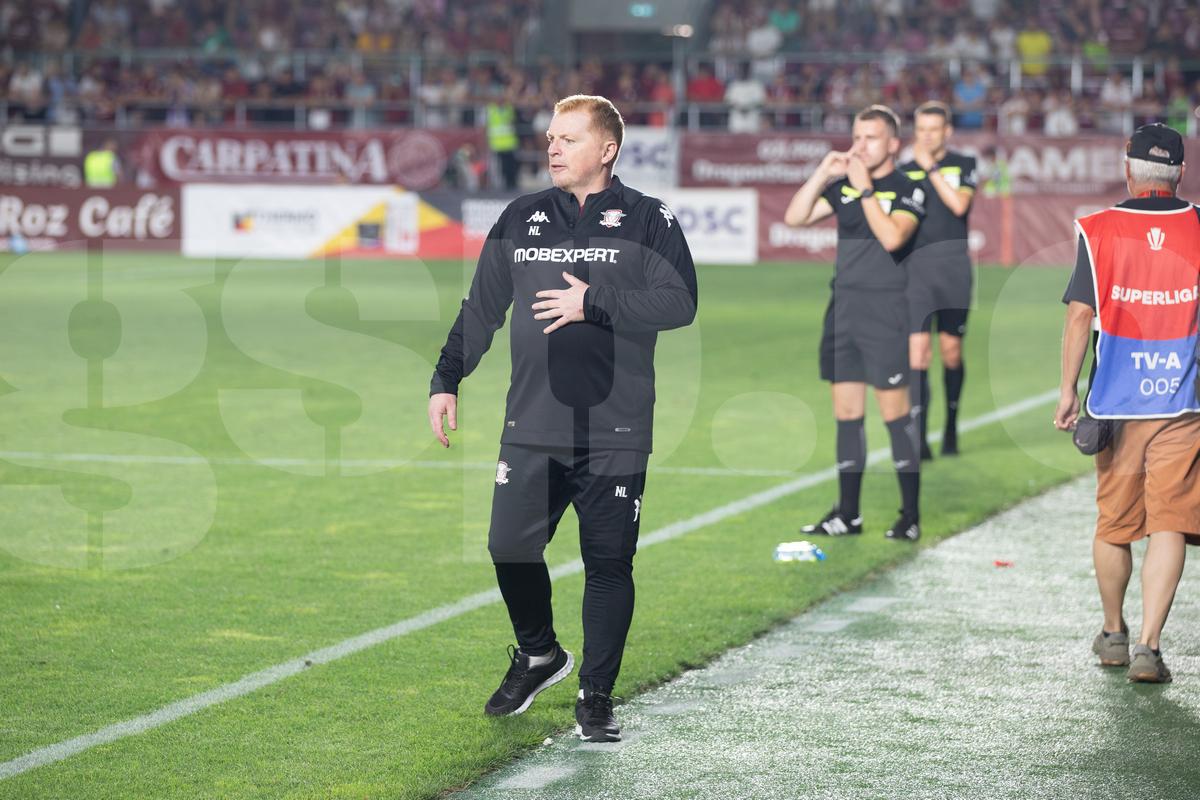 Neil Lennon - Rapid - CFR Cluj