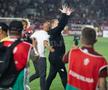 Neil Lennon în timpul meciului Rapid - CFR Cluj. FOTO: Ionuț Iordache (GSP)