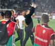 Neil Lennon în timpul meciului Rapid - CFR Cluj. FOTO: Ionuț Iordache (GSP)