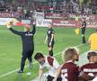 Neil Lennon în timpul meciului Rapid - CFR Cluj. FOTO: Ionuț Iordache (GSP)