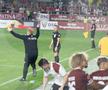 Neil Lennon în timpul meciului Rapid - CFR Cluj. FOTO: Ionuț Iordache (GSP)