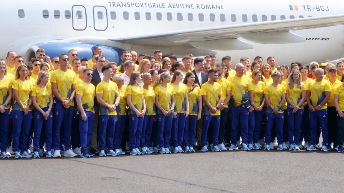 Echipa olimpică a plecat spre Paris: „Să continuăm această poveste frumoasă și să îmbogățim tezaurul României”