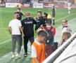 Neil Lennon în timpul meciului Rapid - CFR Cluj. FOTO: Ionuț Iordache (GSP)