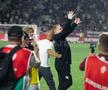 Neil Lennon în timpul meciului Rapid - CFR Cluj. FOTO: Ionuț Iordache (GSP)