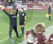 Neil Lennon în timpul meciului Rapid - CFR Cluj. FOTO: Ionuț Iordache (GSP)