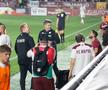 Neil Lennon în timpul meciului Rapid - CFR Cluj. FOTO: Ionuț Iordache (GSP)
