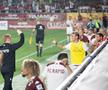 Neil Lennon în timpul meciului Rapid - CFR Cluj. FOTO: Ionuț Iordache (GSP)