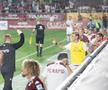 Neil Lennon în timpul meciului Rapid - CFR Cluj. FOTO: Ionuț Iordache (GSP)